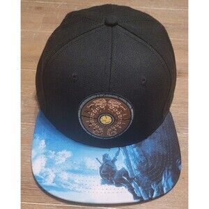 Zelda Hat Nintendo Breath of the Wild Snapback Black & Blue Cap Shield Gift